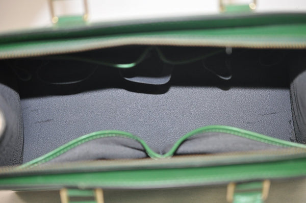 Authentic Louis Vuitton Epi Riviera Hand Bag Green M48184 LV Junk L0287
