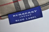 Authentic BURBERRY BLUE LABEL Check Shoulder Tote Bag Nylon Leather Beige L0288