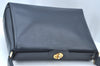 Authentic GUCCI Shoulder Hand Bag Leather Navy Blue L0290