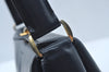 Authentic GUCCI Shoulder Hand Bag Leather Navy Blue L0290