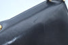 Authentic GUCCI Shoulder Hand Bag Leather Navy Blue L0290
