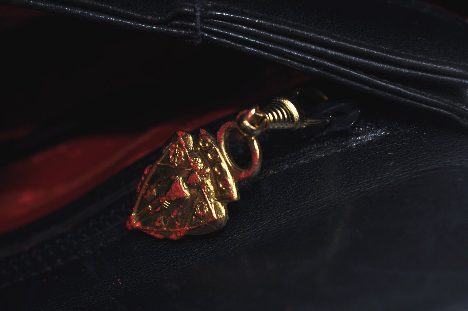 Authentic GUCCI Shoulder Hand Bag Leather Navy Blue L0290