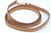 Authentic Louis Vuitton Leather Shoulder Strap 48" Beige LV L0293
