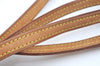 Authentic Louis Vuitton Leather Shoulder Strap 48" Beige LV L0293