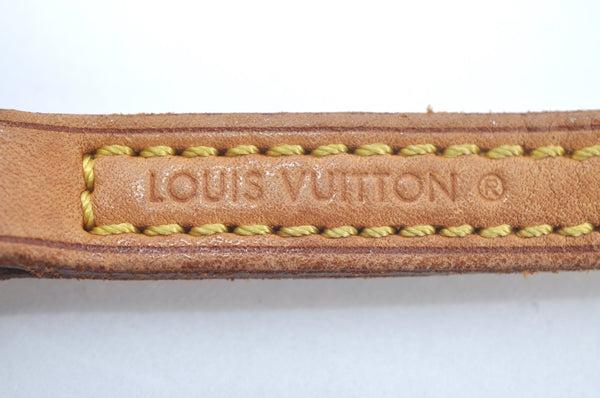 Authentic Louis Vuitton Leather Shoulder Strap 48" Beige LV L0293