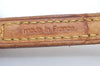Authentic Louis Vuitton Leather Shoulder Strap 48" Beige LV L0293
