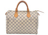 Authentic Louis Vuitton Damier Azur Speedy30 Hand Boston Bag N41533 LV L0294