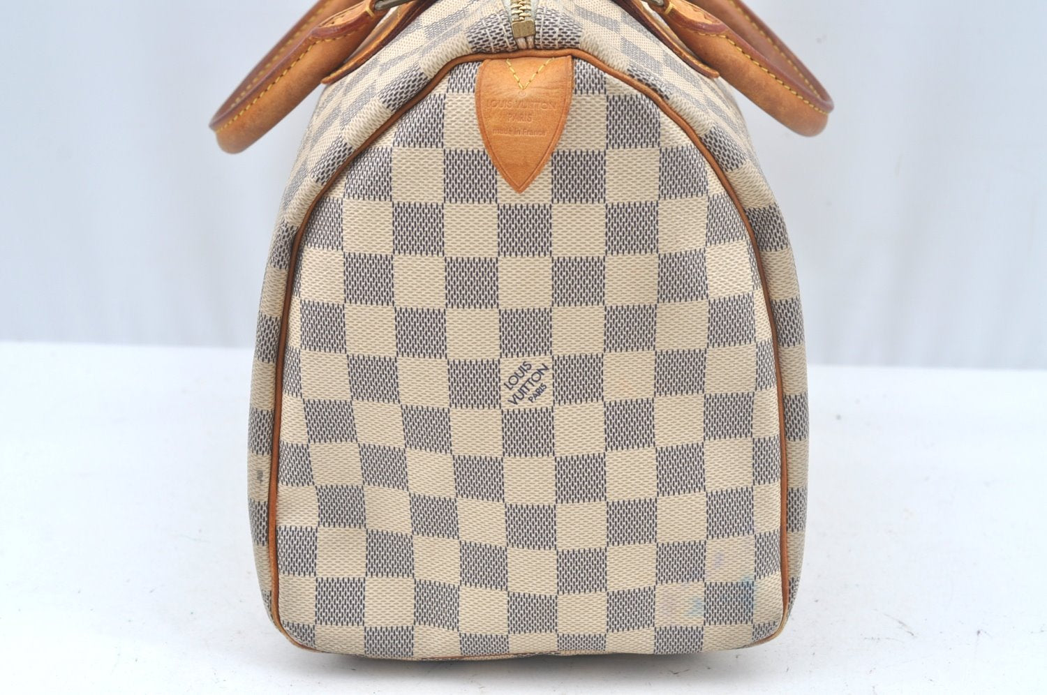 Authentic Louis Vuitton Damier Azur Speedy30 Hand Boston Bag N41533 LV L0294