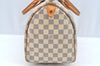 Authentic Louis Vuitton Damier Azur Speedy30 Hand Boston Bag N41533 LV L0294