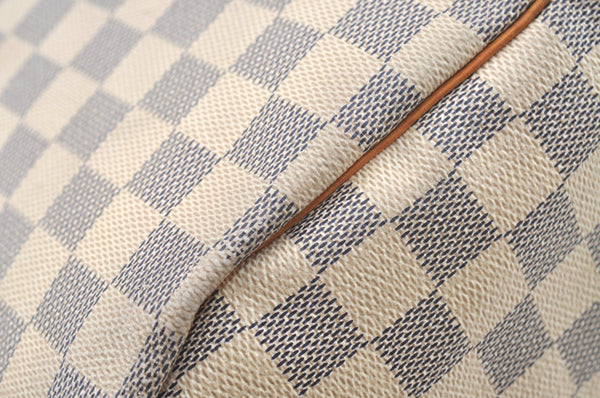 Authentic Louis Vuitton Damier Azur Speedy30 Hand Boston Bag N41533 LV L0294