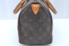 Authentic Louis Vuitton Monogram Speedy 25 Boston Hand Bag M41528 LV L0297