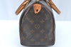 Authentic Louis Vuitton Monogram Speedy 25 Boston Hand Bag M41528 LV L0297