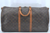 Authentic Louis Vuitton Monogram Keepall Bandouliere 55 M41414 Boston Bag L0299