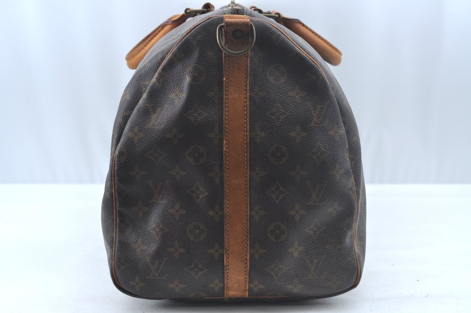 Authentic Louis Vuitton Monogram Keepall Bandouliere 55 M41414 Boston Bag L0299