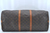 Authentic Louis Vuitton Monogram Keepall Bandouliere 55 M41414 Boston Bag L0299