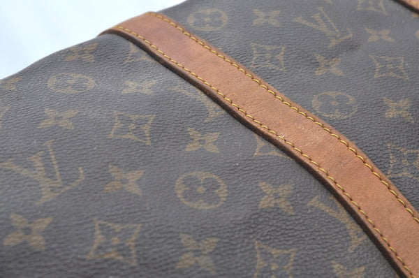 Authentic Louis Vuitton Monogram Keepall Bandouliere 55 M41414 Boston Bag L0299