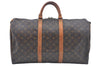 Authentic Louis Vuitton Monogram Keepall 50 Travel Boston Bag M41426 LV L0301