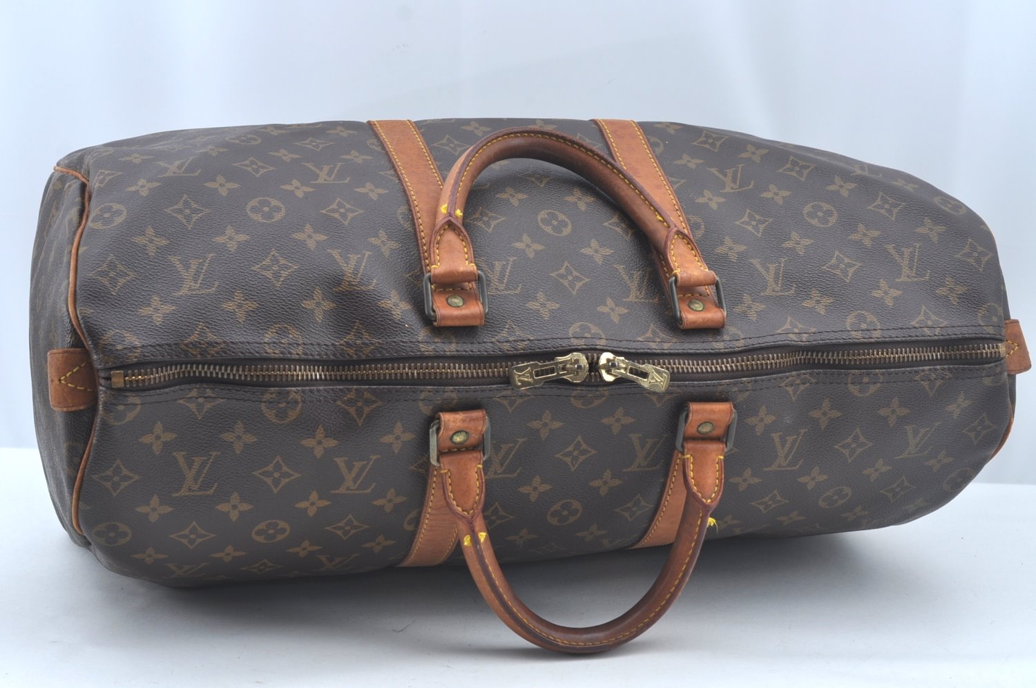 Authentic Louis Vuitton Monogram Keepall 50 Travel Boston Bag M41426 LV L0301