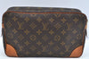 Authentic Louis Vuitton Monogram Compiegne 28 Clutch Hand Bag M51845 LV L0302