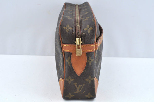 Authentic Louis Vuitton Monogram Compiegne 28 Clutch Hand Bag M51845 LV L0302