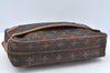 Authentic Louis Vuitton Monogram Compiegne 28 Clutch Hand Bag M51845 LV L0302