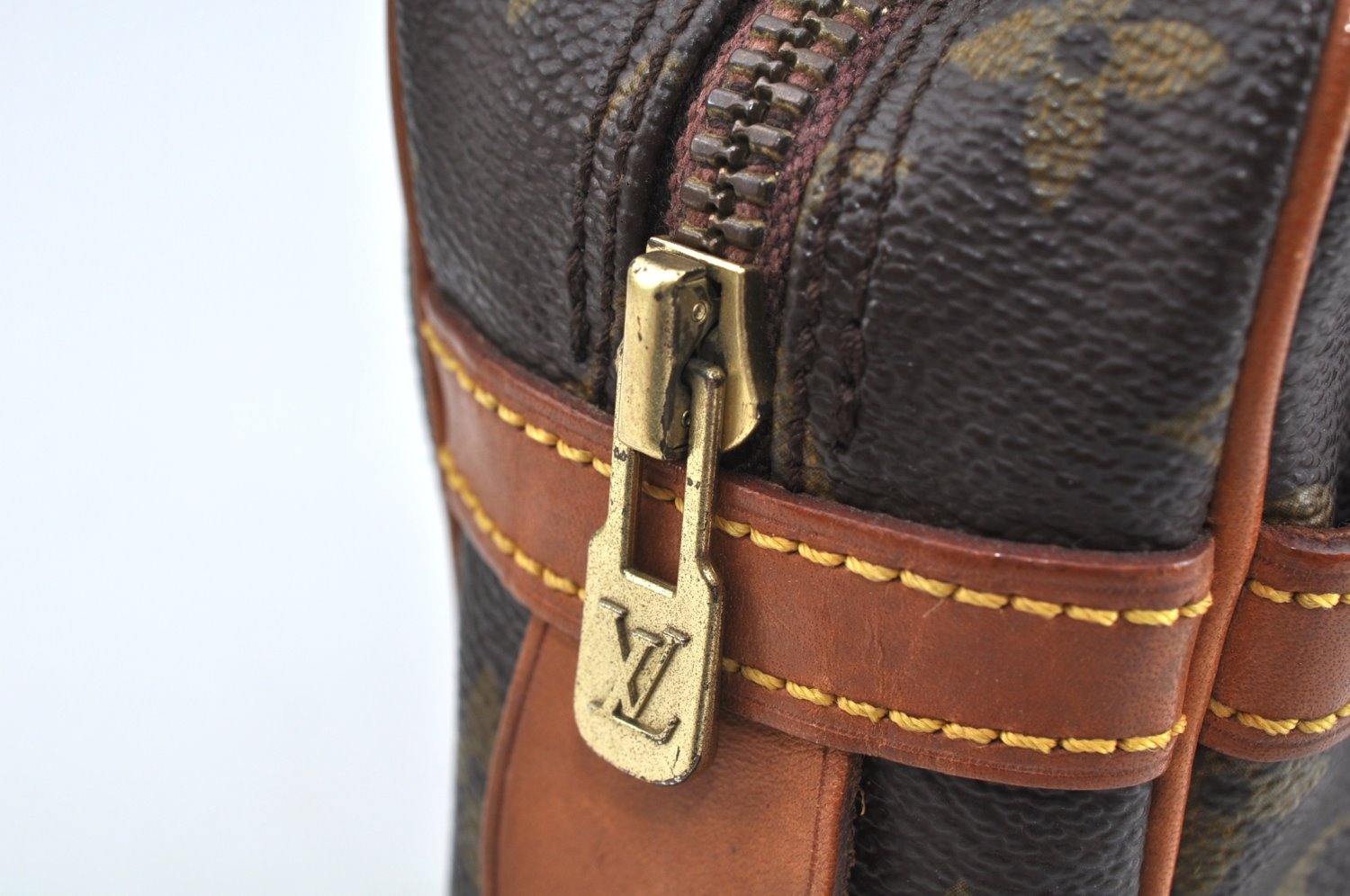 Authentic Louis Vuitton Monogram Compiegne 28 Clutch Hand Bag M51845 LV L0302