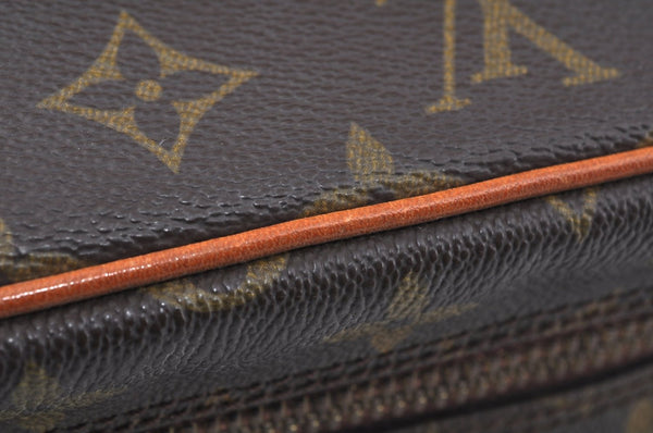 Authentic Louis Vuitton Monogram Compiegne 28 Clutch Hand Bag M51845 LV L0302