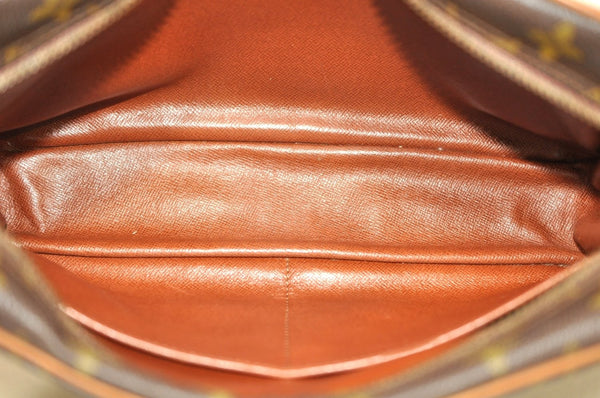 Authentic Louis Vuitton Monogram Compiegne 28 Clutch Hand Bag M51845 LV L0302