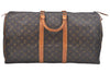 Authentic Louis Vuitton Monogram Keepall 55 Travel Boston Bag Old Model LV L0304