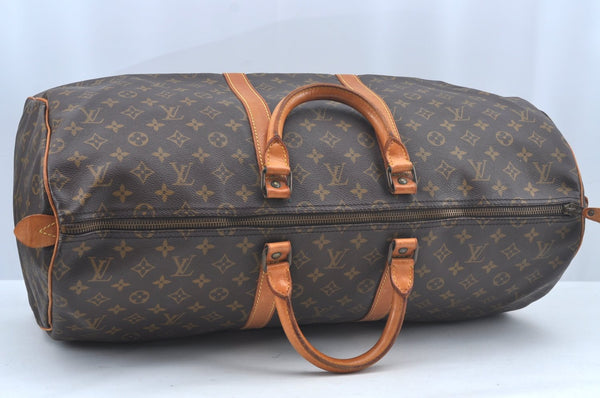 Authentic Louis Vuitton Monogram Keepall 55 Travel Boston Bag Old Model LV L0304