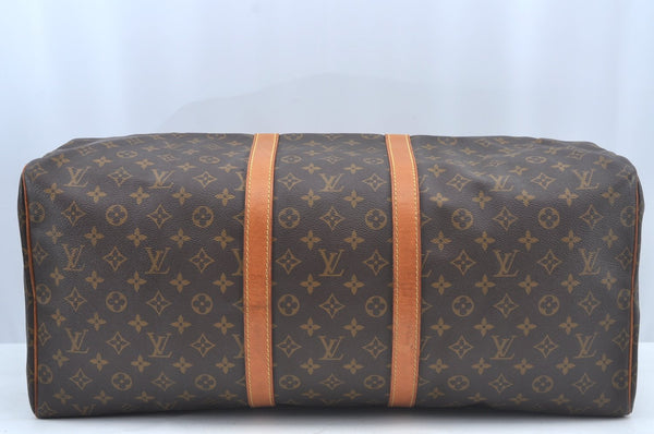 Authentic Louis Vuitton Monogram Keepall 55 Travel Boston Bag Old Model LV L0304