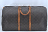 Authentic Louis Vuitton Monogram Keepall 55 Travel Boston Bag M41424 LV L0305