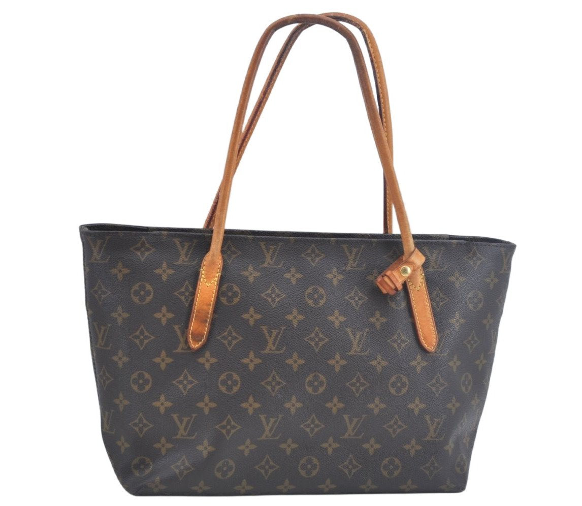Authentic Louis Vuitton Monogram Raspail PM Shoulder Tote Bag M40608 LV L0306