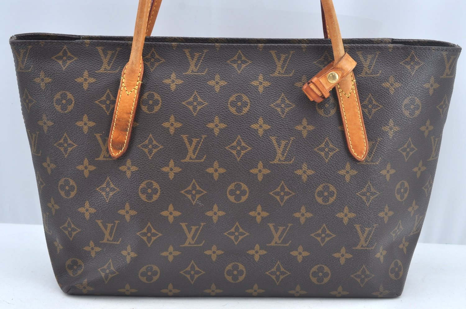 Authentic Louis Vuitton Monogram Raspail PM Shoulder Tote Bag M40608 LV L0306