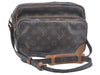Authentic Louis Vuitton Monogram Nile Shoulder Cross Body Bag Old Model LV L0307