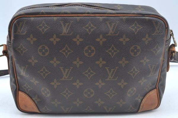 Authentic Louis Vuitton Monogram Nile Shoulder Cross Body Bag Old Model LV L0307