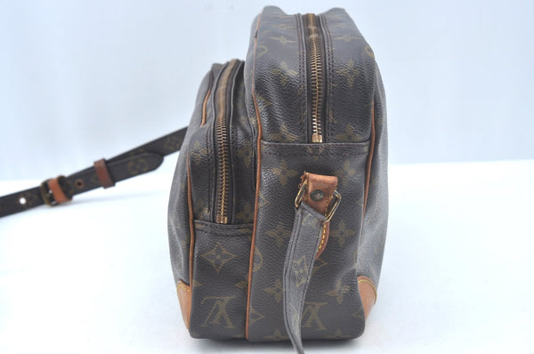 Authentic Louis Vuitton Monogram Nile Shoulder Cross Body Bag Old Model LV L0307