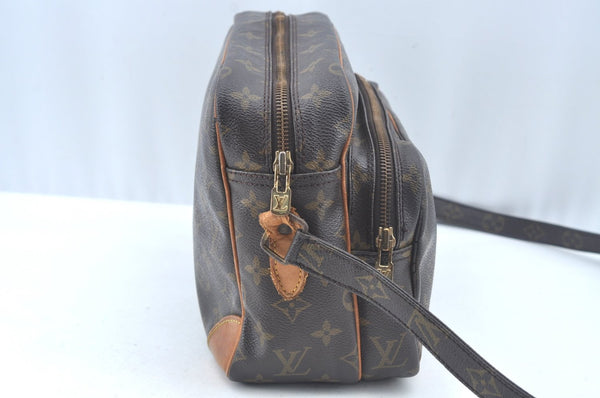 Authentic Louis Vuitton Monogram Nile Shoulder Cross Body Bag Old Model LV L0307