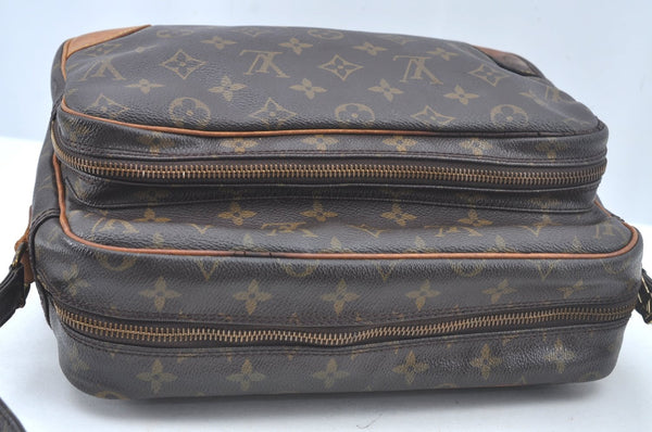Authentic Louis Vuitton Monogram Nile Shoulder Cross Body Bag Old Model LV L0307