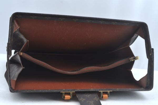 Authentic Louis Vuitton Monogram Serviette Fermoir Briefcase M53305 LV L0308