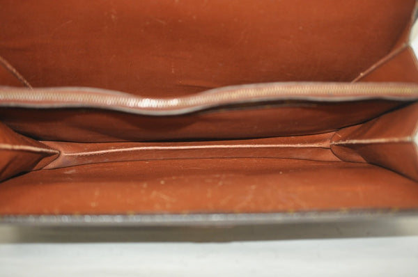 Authentic Louis Vuitton Monogram Serviette Fermoir Briefcase M53305 LV L0308