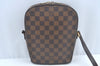 Authentic Louis Vuitton Damier Ipanema PM Shoulder Cross Bag N51294 Junk L0309