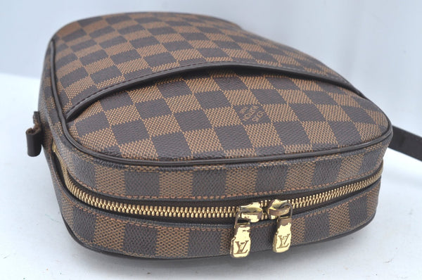 Authentic Louis Vuitton Damier Ipanema PM Shoulder Cross Bag N51294 Junk L0309