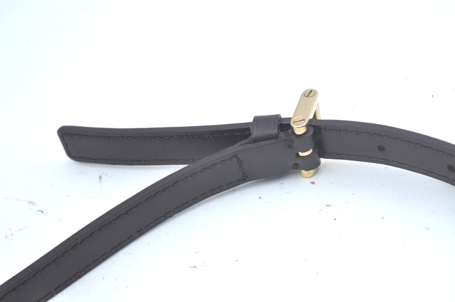 Authentic Louis Vuitton Damier Ipanema PM Shoulder Cross Bag N51294 Junk L0309