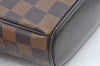 Authentic Louis Vuitton Damier Ipanema PM Shoulder Cross Bag N51294 Junk L0309