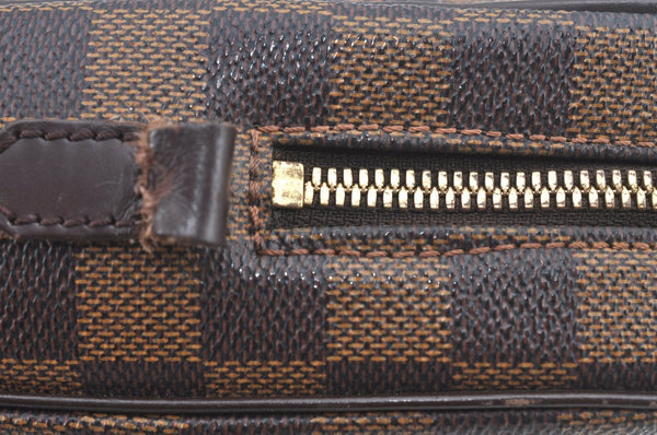 Authentic Louis Vuitton Damier Ipanema PM Shoulder Cross Bag N51294 Junk L0309