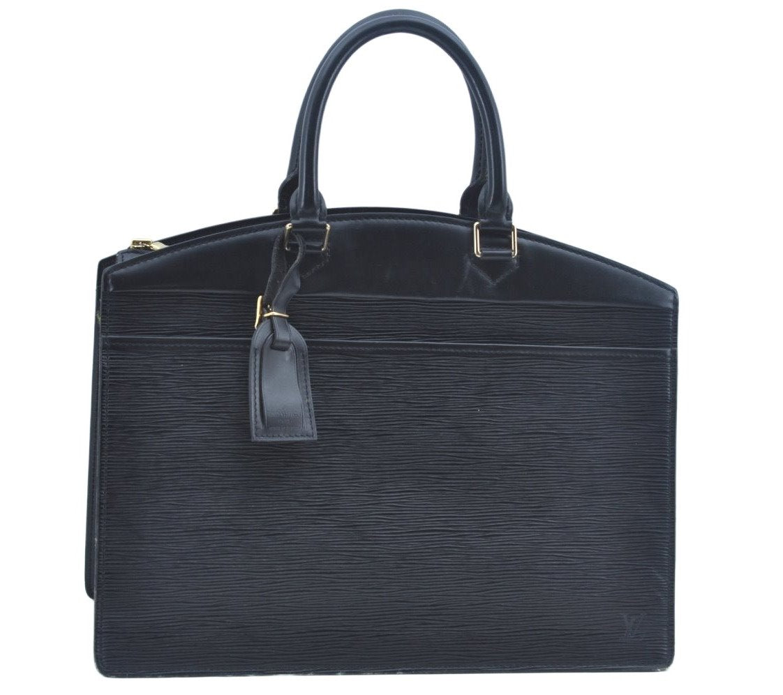 Authentic Louis Vuitton Epi Riviera Hand Bag Black M48182 LV L0311