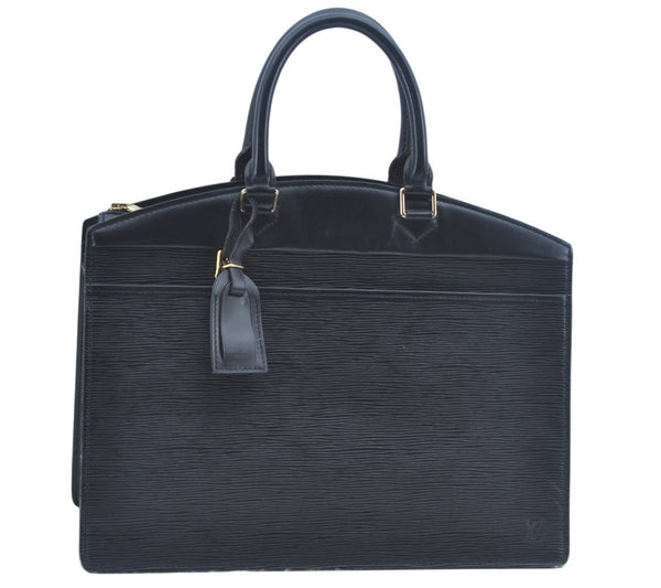 Authentic Louis Vuitton Epi Riviera Hand Bag Black M48182 LV L0311