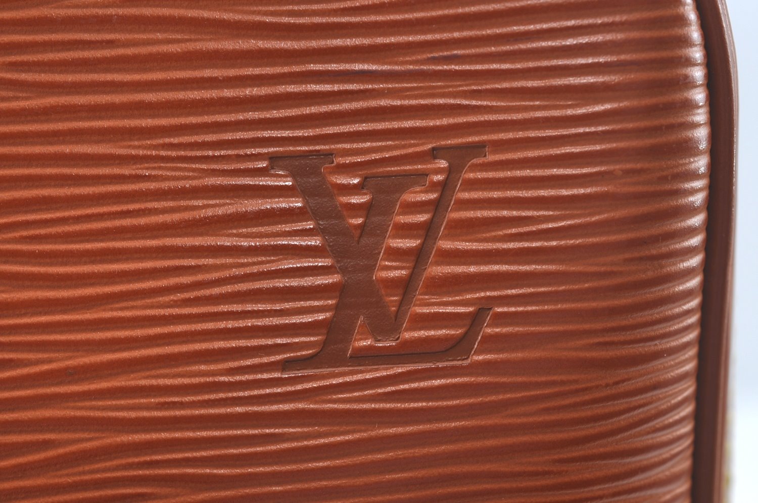 Authentic Louis Vuitton Epi Porte Documents Voyage Briefcase M54478 Brown L0312