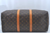 Authentic Louis Vuitton Monogram Keepall 50 Travel Boston Bag M41426 LV L0318